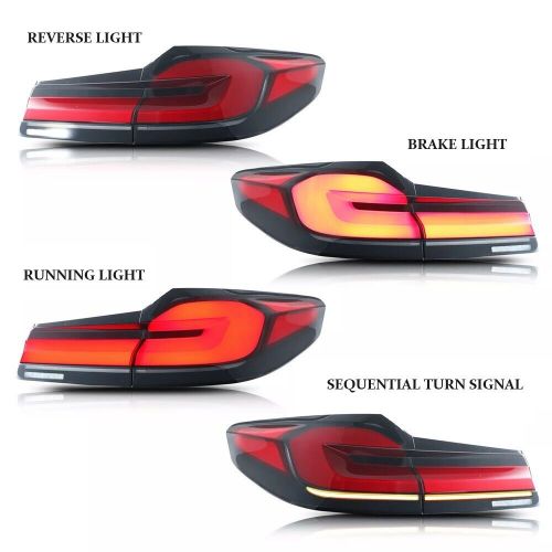 LED Tail Lights for BMW G38 G30 M5 F90 5-Series 2017-2020 Sequential Rear Light, US $350.59, image 10