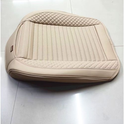 Car Seat Cushion Cover Beige PU Leather Breathable Soft Pad Anti-slip Protector, US $31.21, image 6