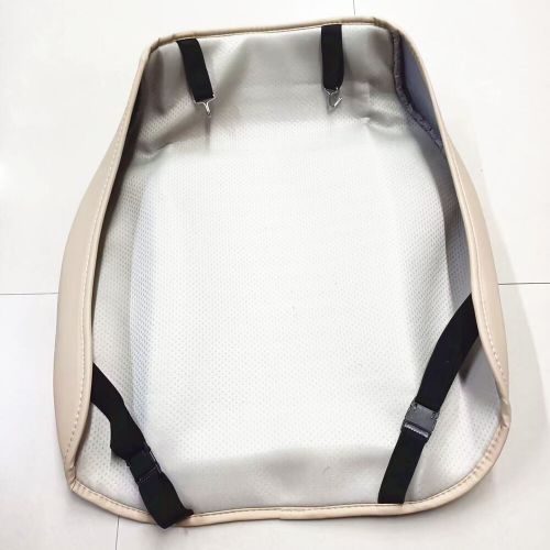 Car Seat Cushion Cover Beige PU Leather Breathable Soft Pad Anti-slip Protector, US $31.21, image 7