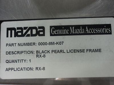 MAZDA RX-8 NEW OEM LICENSE PLATE FRAME, US $55.59, image 6