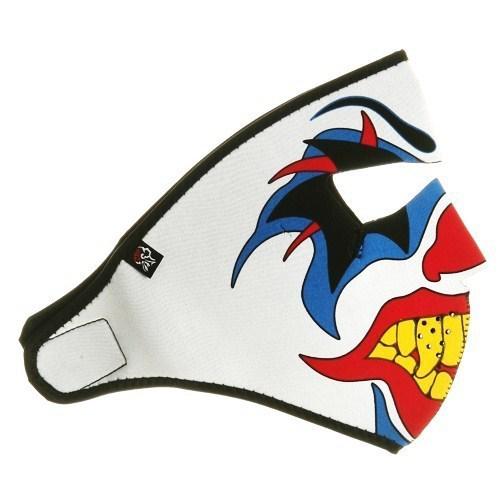2 in 1 Reversible Motorcycle Biker, Ski Mobile Neoprene Face Mask - Crazy Clown, US $9.89, image 4