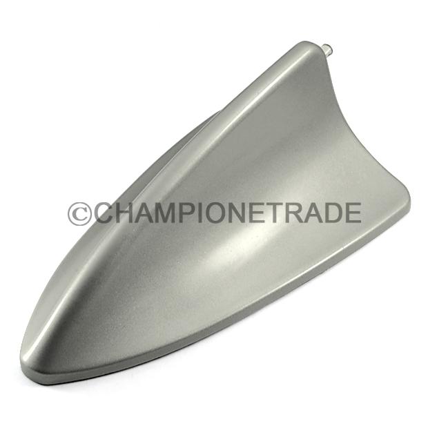 1x silver grey top roof shark fin dummy style decorative antenna for nissan ford