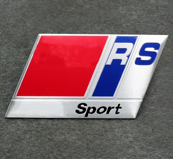 Racing speed racer emblem badge motor sport sticker rear for rs4 rs6 rs5 s4 s6 