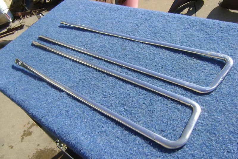 1940 40 1941 41 Ford Commercial Truck STAINLESS HOOD SIDE MOULDINGS SET, US $85.00, image 4