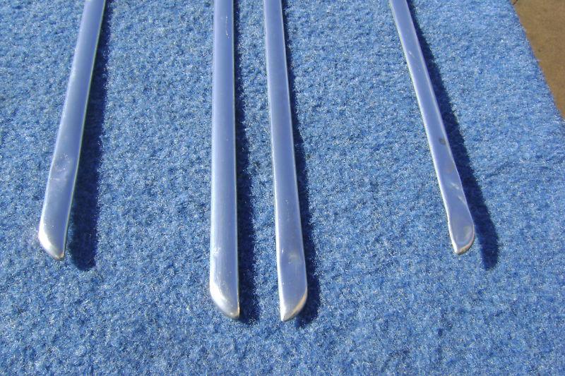 1940 40 1941 41 Ford Commercial Truck STAINLESS HOOD SIDE MOULDINGS SET, US $85.00, image 5