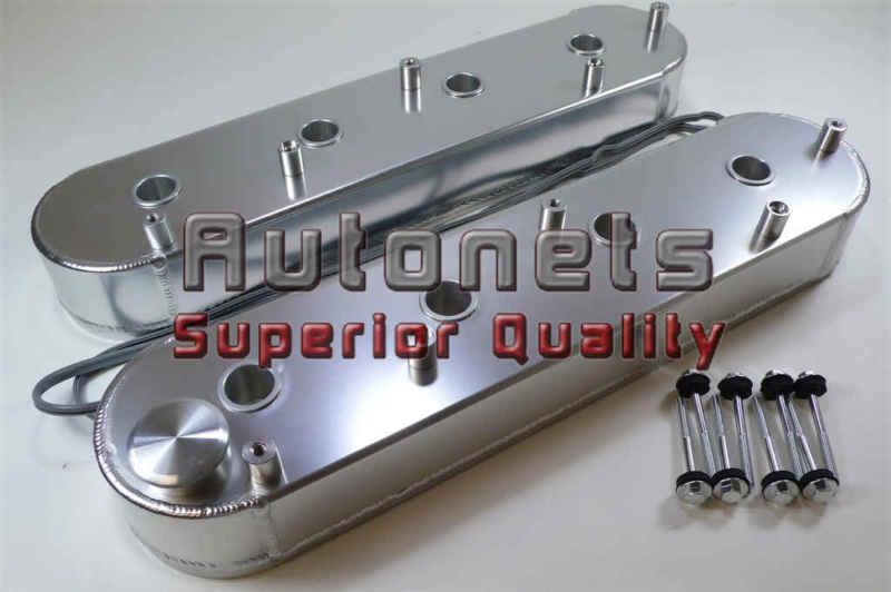 Small block fabricated ls1 ls2 ls6 ls7 l92 aluminum valve covers tall 2 1/2"