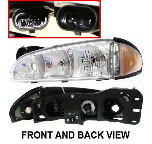 96-99 pontiac bonneville headlight headlamp lh left driver side