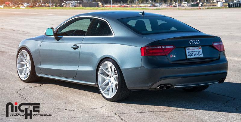 20" niche targa wheels audi a5 s5 20x10.5" deep concave 5x112 rims