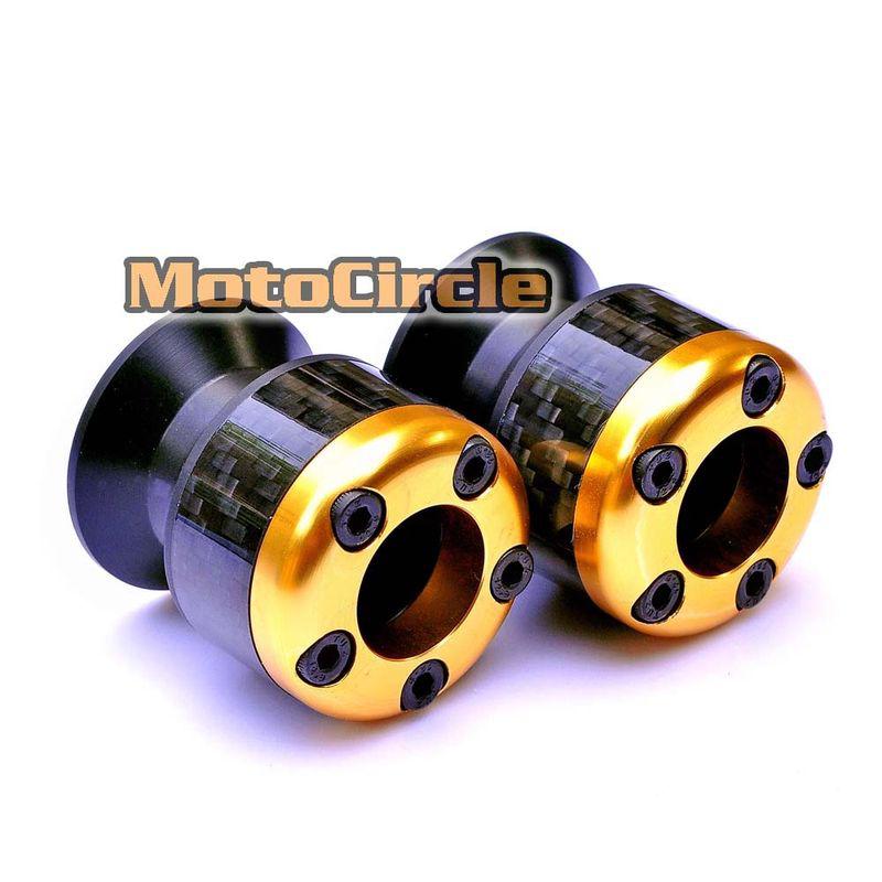 Find Gold MotoCircle Swingarm Spools Sliders For Suzuki Paddock Stand