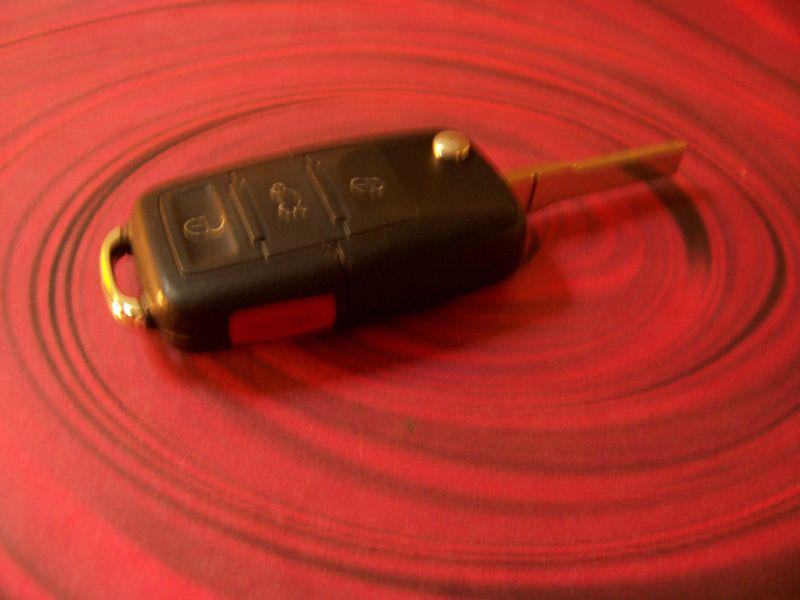 Uncut keyless remote 02-07 vw passat jetta golf hl0 1j0 959 753 dc nbg92596263