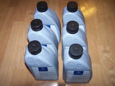 (6) genuine mercedes benz transmission fluid c e s sl ml clk 