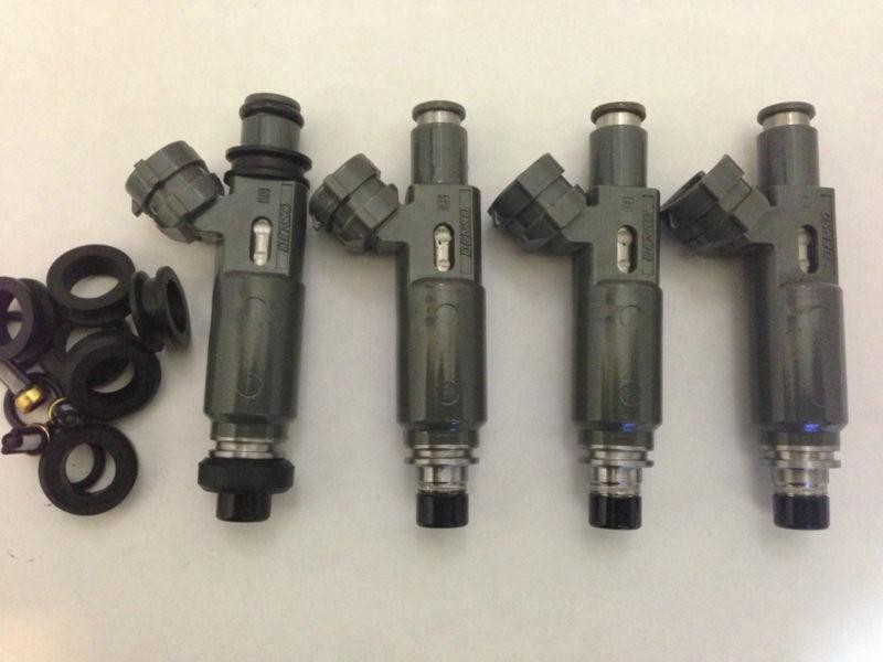 1997-01 mazda protege lx 1.5l l4 fuel injectors set 195500 3110