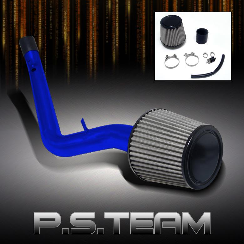 Find 9900 CIVIC EX Si BLUE ALUMINUM COLD AIR INTAKE+STAINLESS WASHABLE
