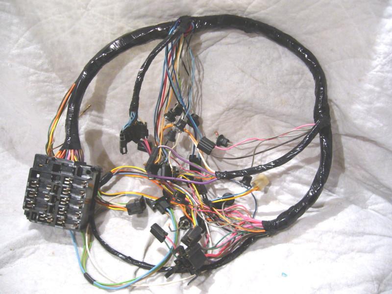 1968 chevelle el camino tach and gauge dash cluster housing wiring harness