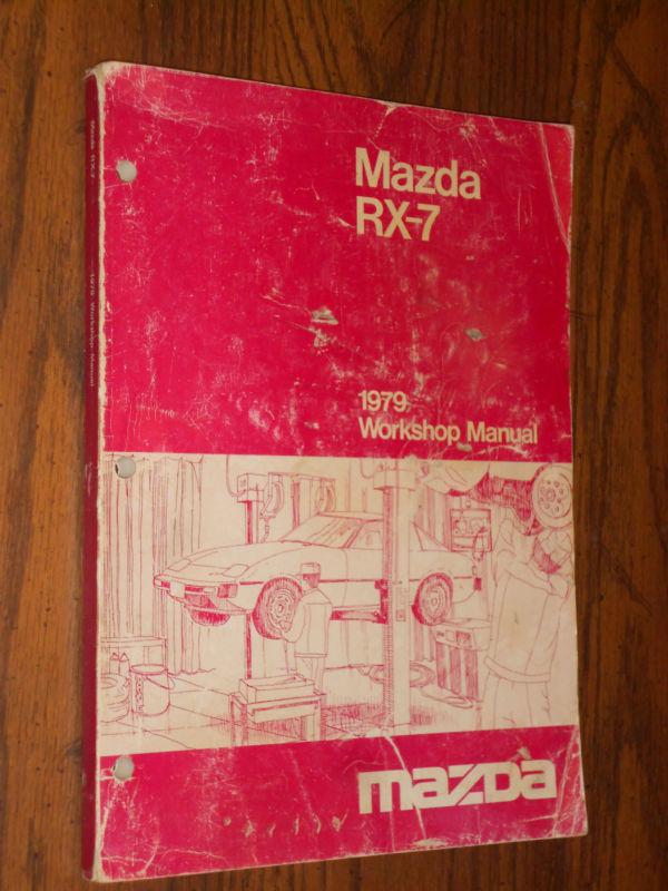 1979 mazda rx-7 shop manual / original mazda rx7 service book