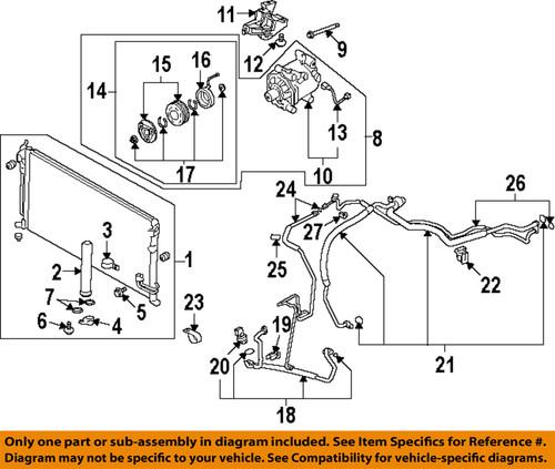 Mitsubishi oem mr306627 a/c refrigerant pressure switch