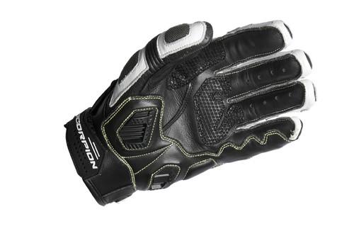 Scorpion sgs leather perforated motorcycle gloves white mens size xxx-large