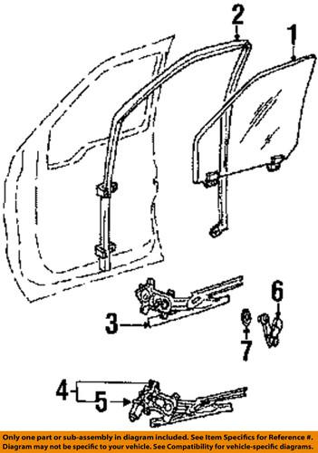 Ford oem 8c3z-2523201-c window regulator