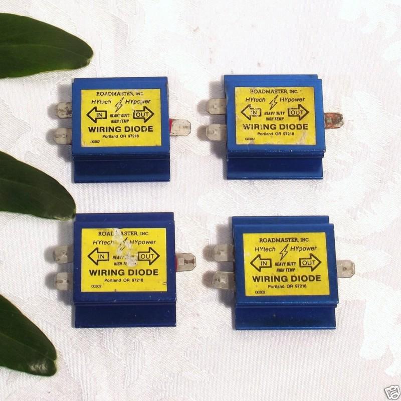 4 used roadmaster hytech hypower lights lamp wiring diode