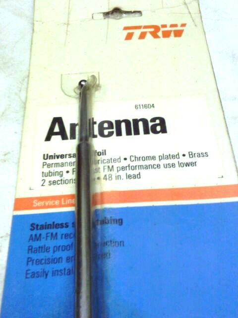 NORS:VINTAGE CLASSIC STAINLESS STEEL AIRFOIL CAR & TRUCK AM/FM ANTENNA:USA MADE, US $19.95, image 4