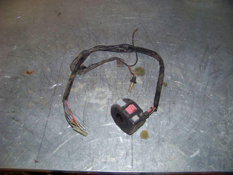 Yamaha badger 80 champ raptor left side start button atv