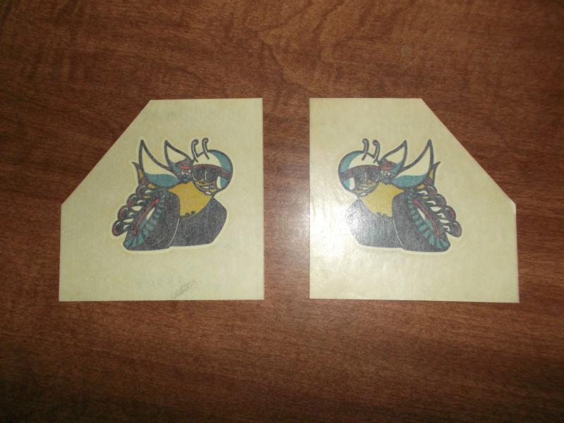 Rare scat pack super bee decals left & right original 1969 quarter window dodge