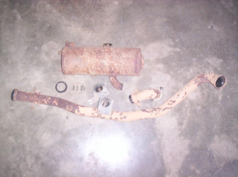 2010 polaris sportsman 500 ho 4x4 exhaust muffler pipe 7093