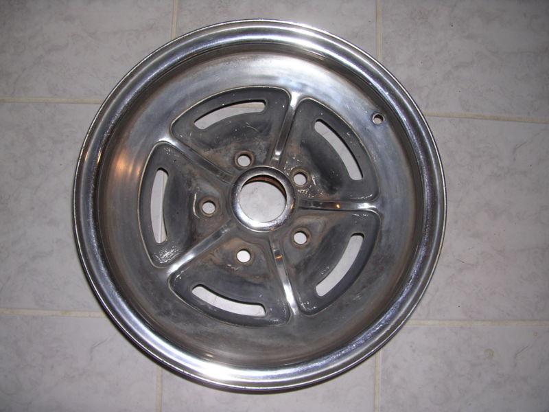 1968-70 buick riviera gs chrome rally wheel 15x6