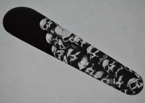 Custom "skull pile" dash insert decal for 2006 - 2007 flhx harley street glide 