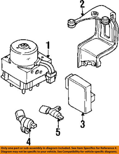 Volkswagen oem 1j0698117a abs pump & motor assembly/abs pump & motor