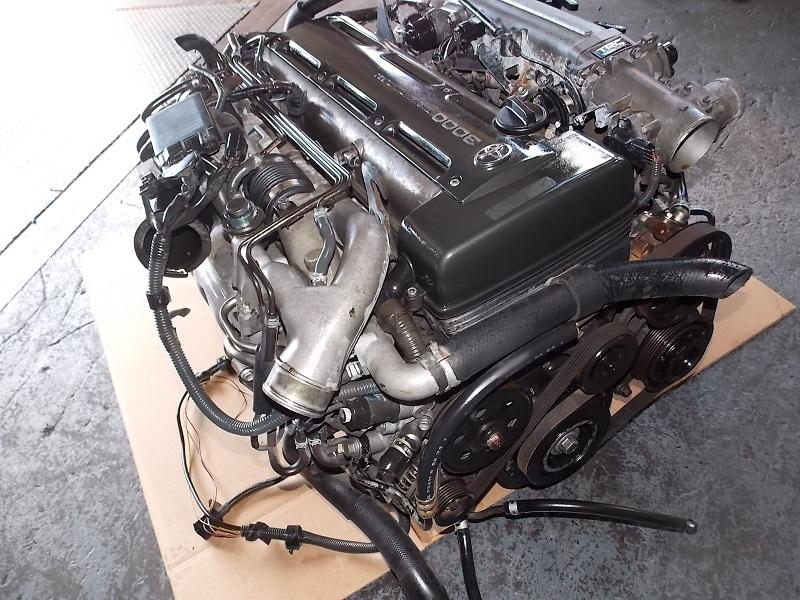 93 97 Toyota Supra Aristo 2JZ-GTE Engine with a/t and ECU JDM 2JZ 1JZ Twin Turbo, US $2,695.00, image 8