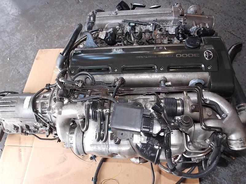 93 97 Toyota Supra Aristo 2JZ-GTE Engine with a/t and ECU JDM 2JZ 1JZ Twin Turbo, US $2,695.00, image 12