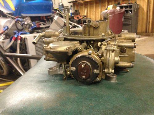 Holley 600 cfm 4 barrel carburetor list 50264-1, e5 te-9510-zb, 6r5696, 1256