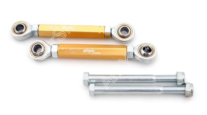 Rear adjustable lowering links kit kawasaki ninja zx250r zx250 08-12 blue
