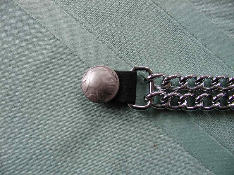 Buffalo nickel vest extender