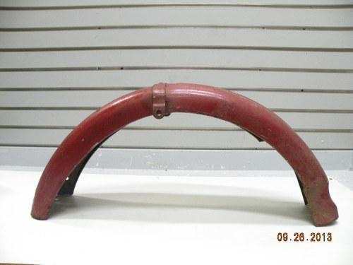 Vintage original triumph ribbed rear fender pre unit 650 tiger t110 50s 60s cut