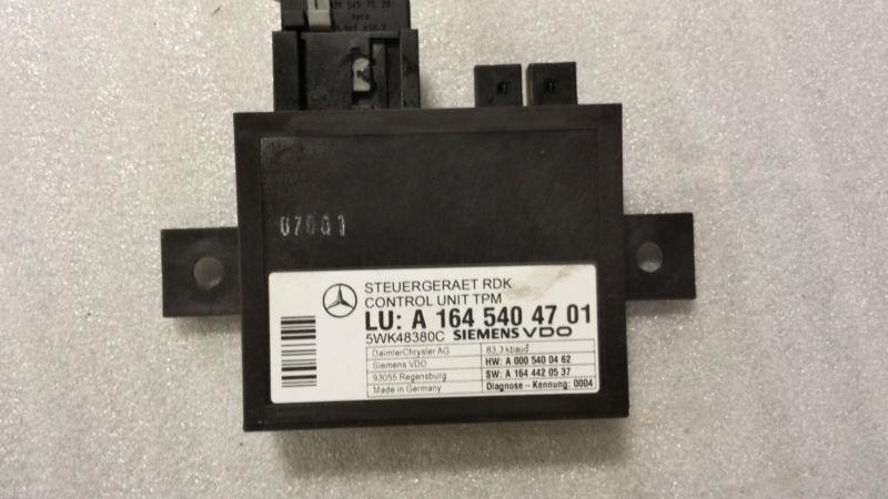 05 06 07 08 mercedes benz gl tire pressure module a 164 540 07 62