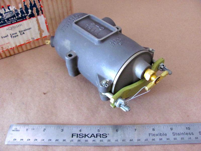 Wwii warbird aircraft fuel strainer- nos