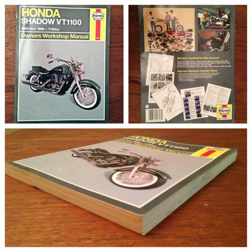 Honda shadow vt1100 1985-1998 owners workshop manual vt 1100 haynes 1986 1987 87