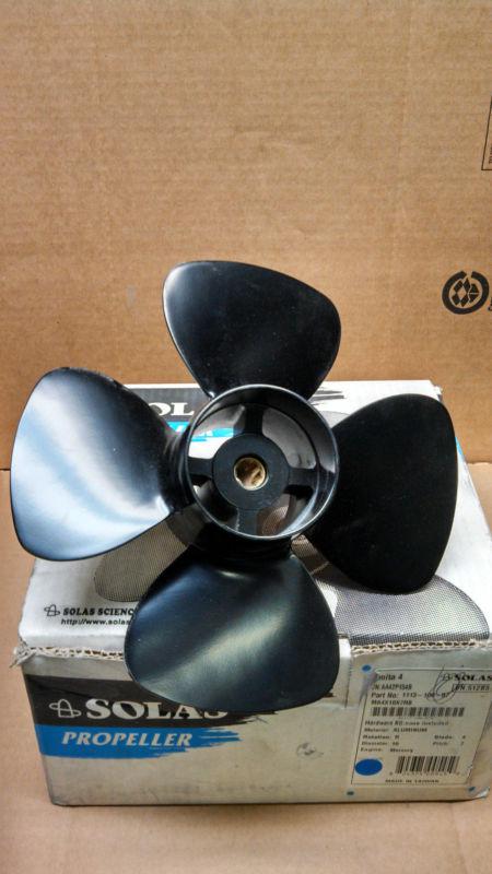 Mercury 4 blade aluminum by solas  10 x 7 right hand 8 spline new