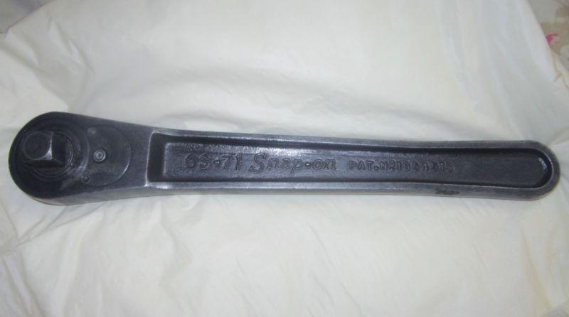 Vintage snap-on 1/2" drive ratchet g s-71
