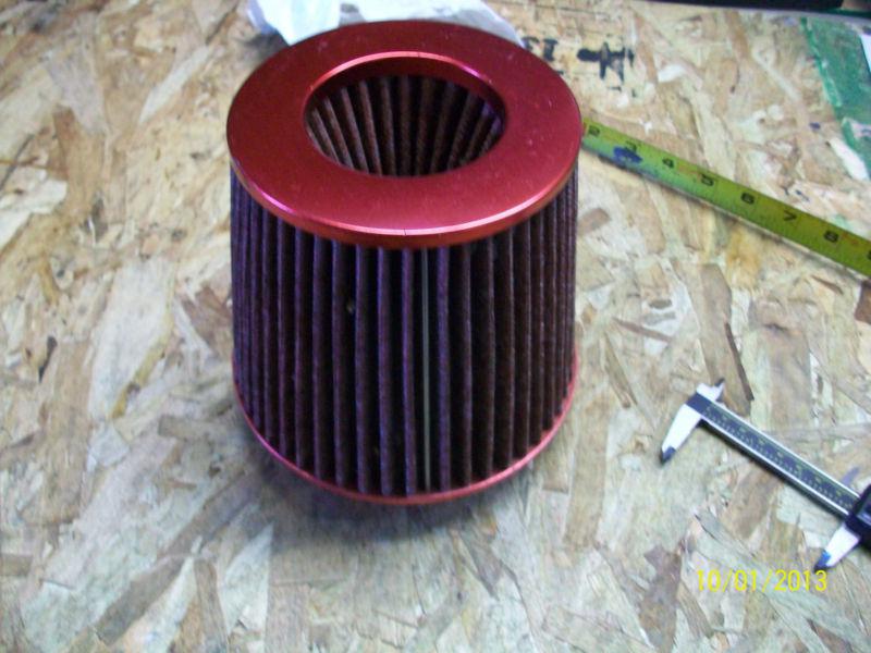 Air filter 2.7 inch air intake cone reusable 
