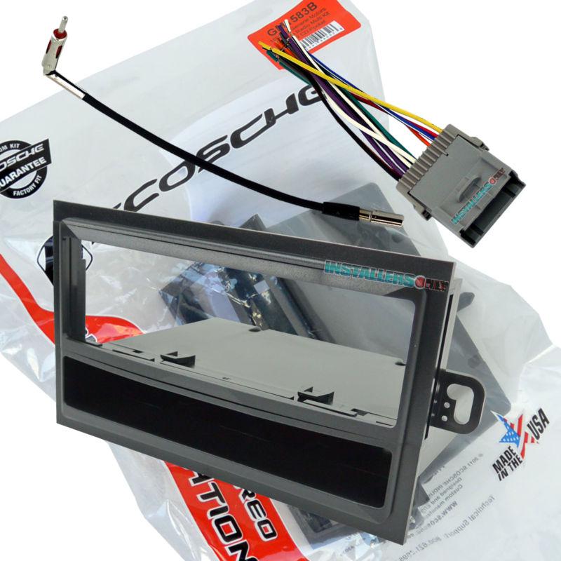 Find GMC CAR STEREO SINGLE DIN MOUNT RADIO INSTALL DASH KIT W/ POCKET