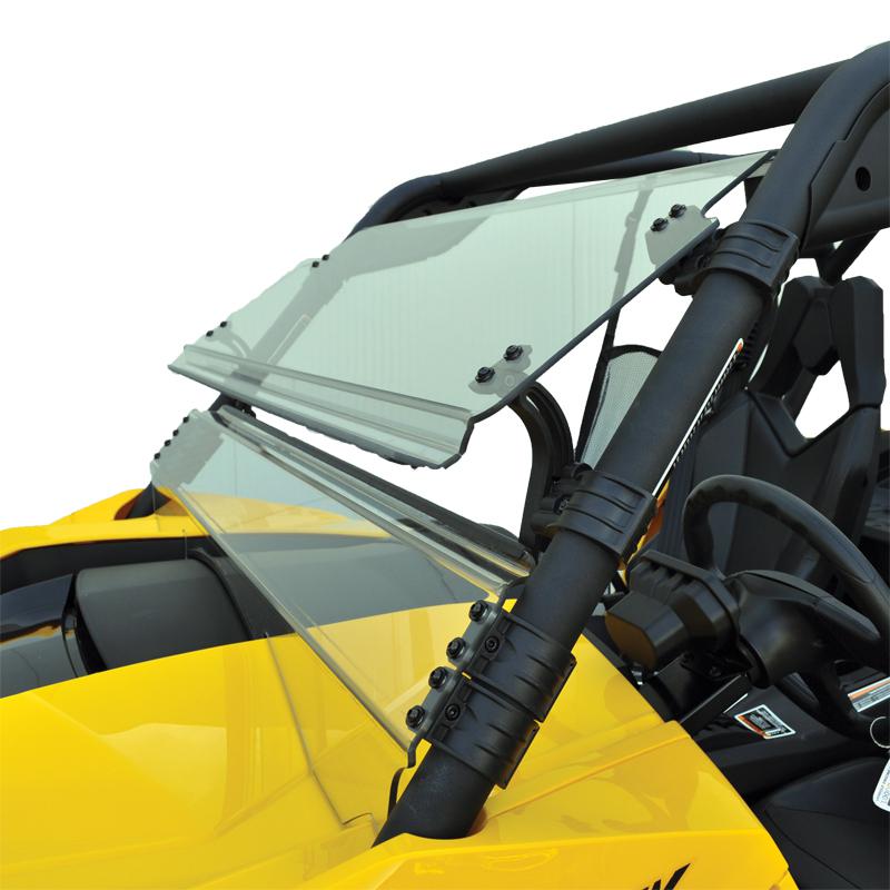 Can-am maverick full tilt flip out windshield sku 3005 by kolpin