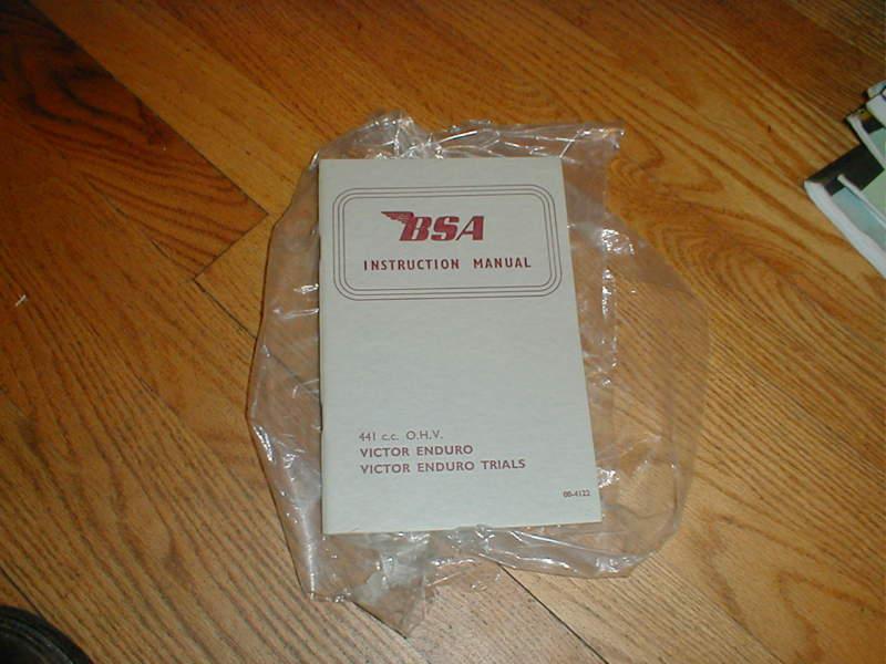 Bsa  441 owners manual