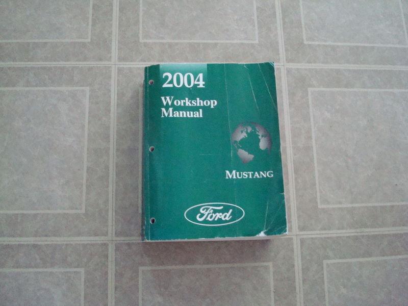 2004 ford mustang gt shelby cobra mach factory shop service repair manual book