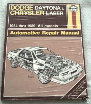 Dodge chrysler automotive repair manual haynes