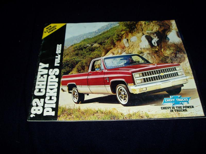 Find Chevrolet 1982 Truck Brochure in Westmoreland, New Hampshire, US