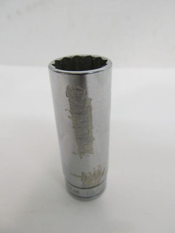 Snap-on tools, sf201, 5/8", 3/8" drive, 12 point deep socket - used