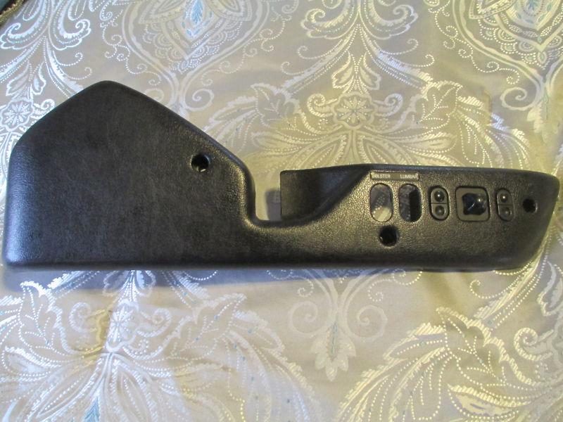 Seat trim taurus sable cougar thunderbird 1988-1997 driver lh black
